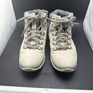 Womens Cole Haan Zero Grand Hiker Gray Nubuck Leather Ankle Boots Shoes Size 8 B